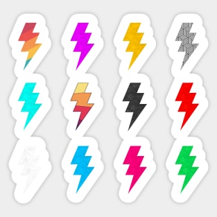 Lightning Bolt mega stickers Sticker